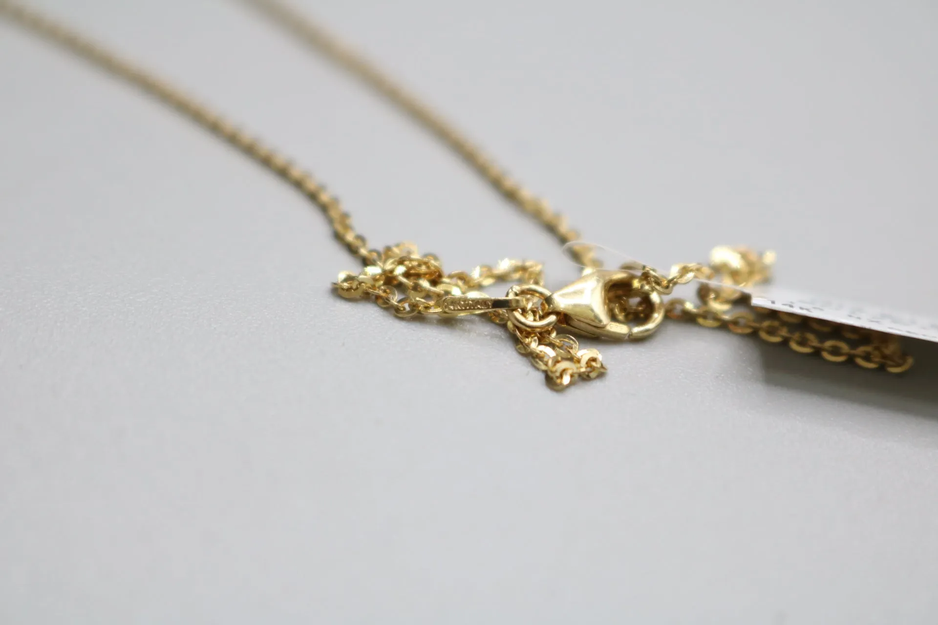 14K Yellow Gold Well-Crafted Cable Necklace Length of 18 Inches