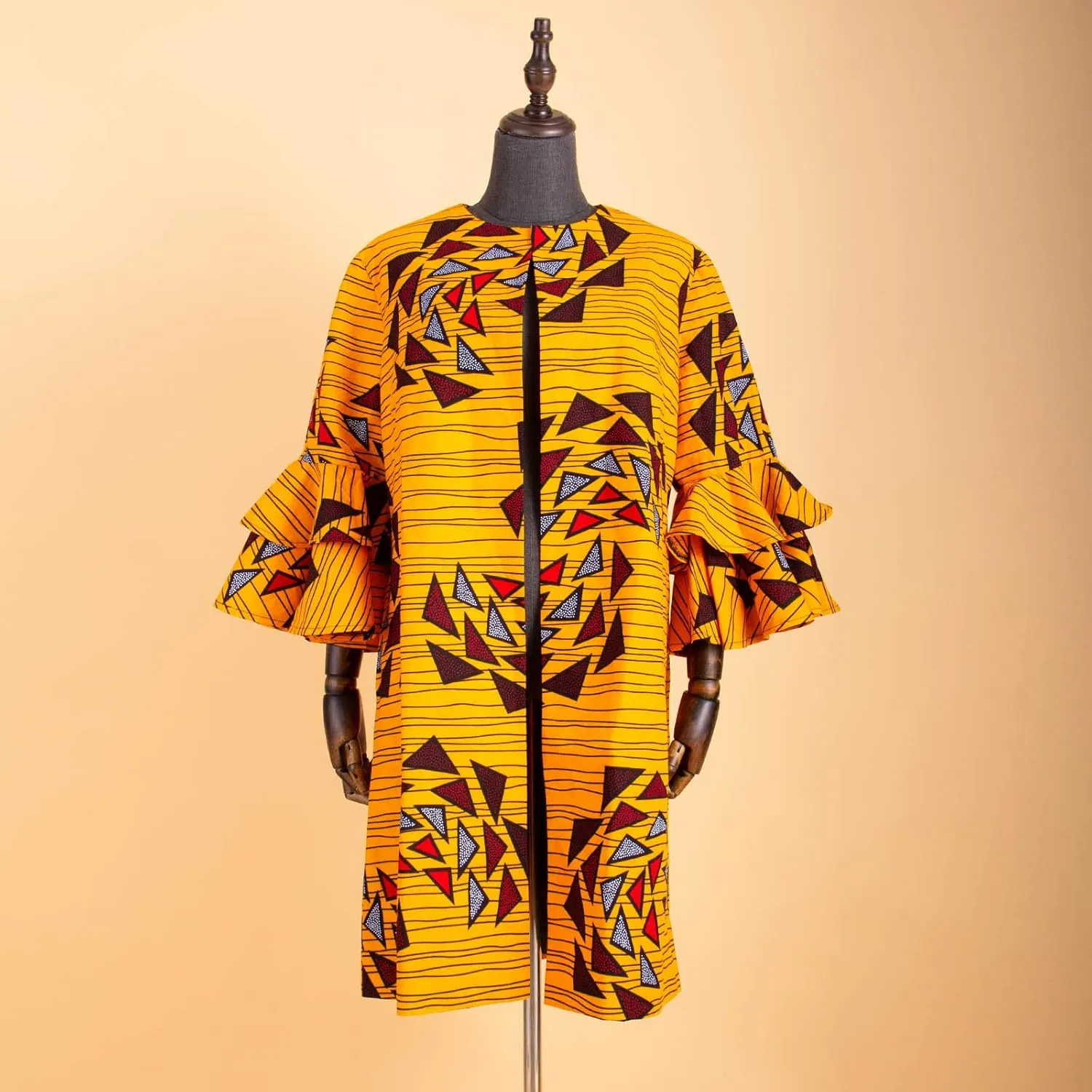 African Women Coat Ankara Print Long Jacket Tops Wax Dashiki Clothes