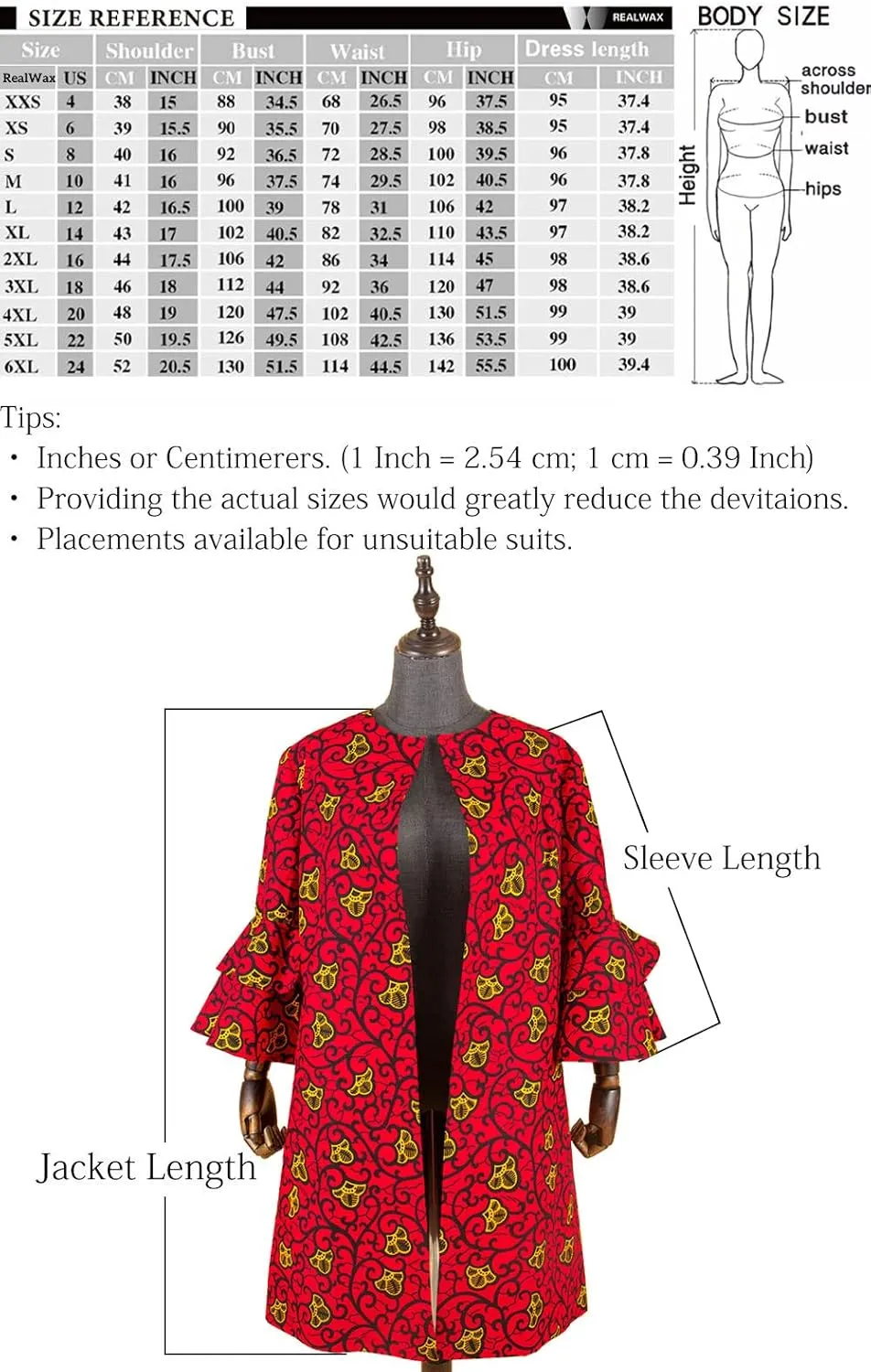African Women Coat Ankara Print Long Jacket Tops Wax Dashiki Clothes