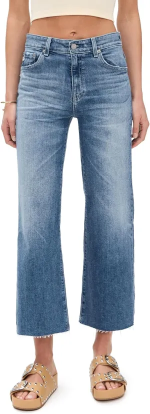 AG Adriano Goldschmied Women's Saige Wide Leg Crop Jeans