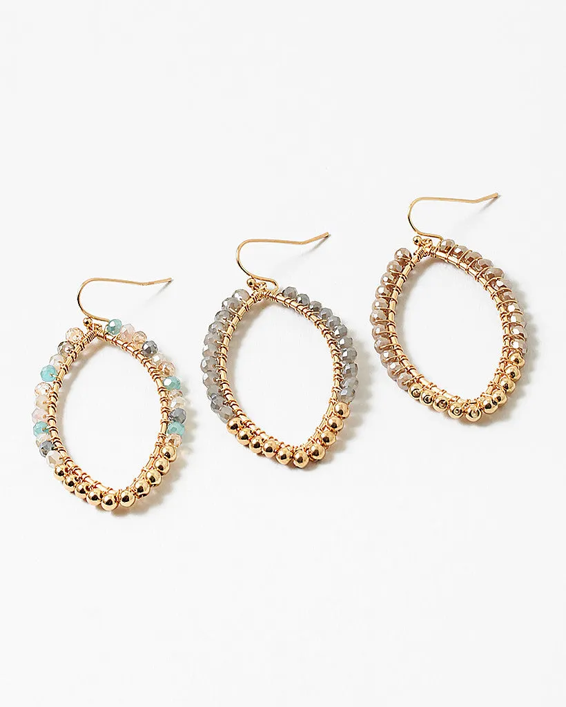 Bead Drop Earring