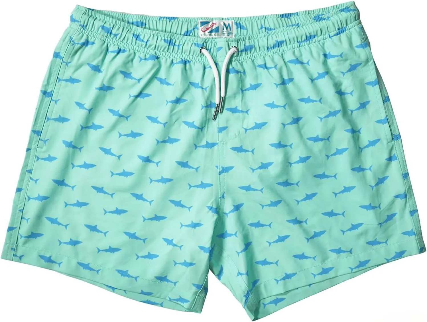 BERMIES Mens Swim Trunks with Soft Mesh Liner - 5.5 Inseam, Quick-Dry, 4-Way Stretch, UPF 50 , Eco-Friendly Fabric