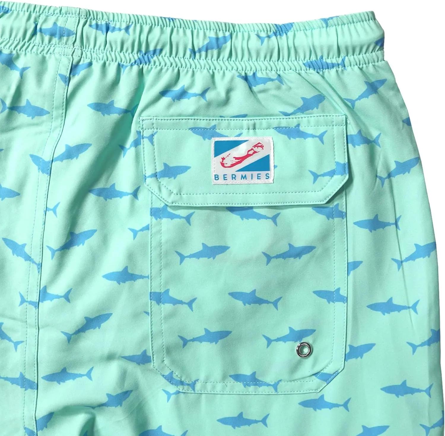 BERMIES Mens Swim Trunks with Soft Mesh Liner - 5.5 Inseam, Quick-Dry, 4-Way Stretch, UPF 50 , Eco-Friendly Fabric