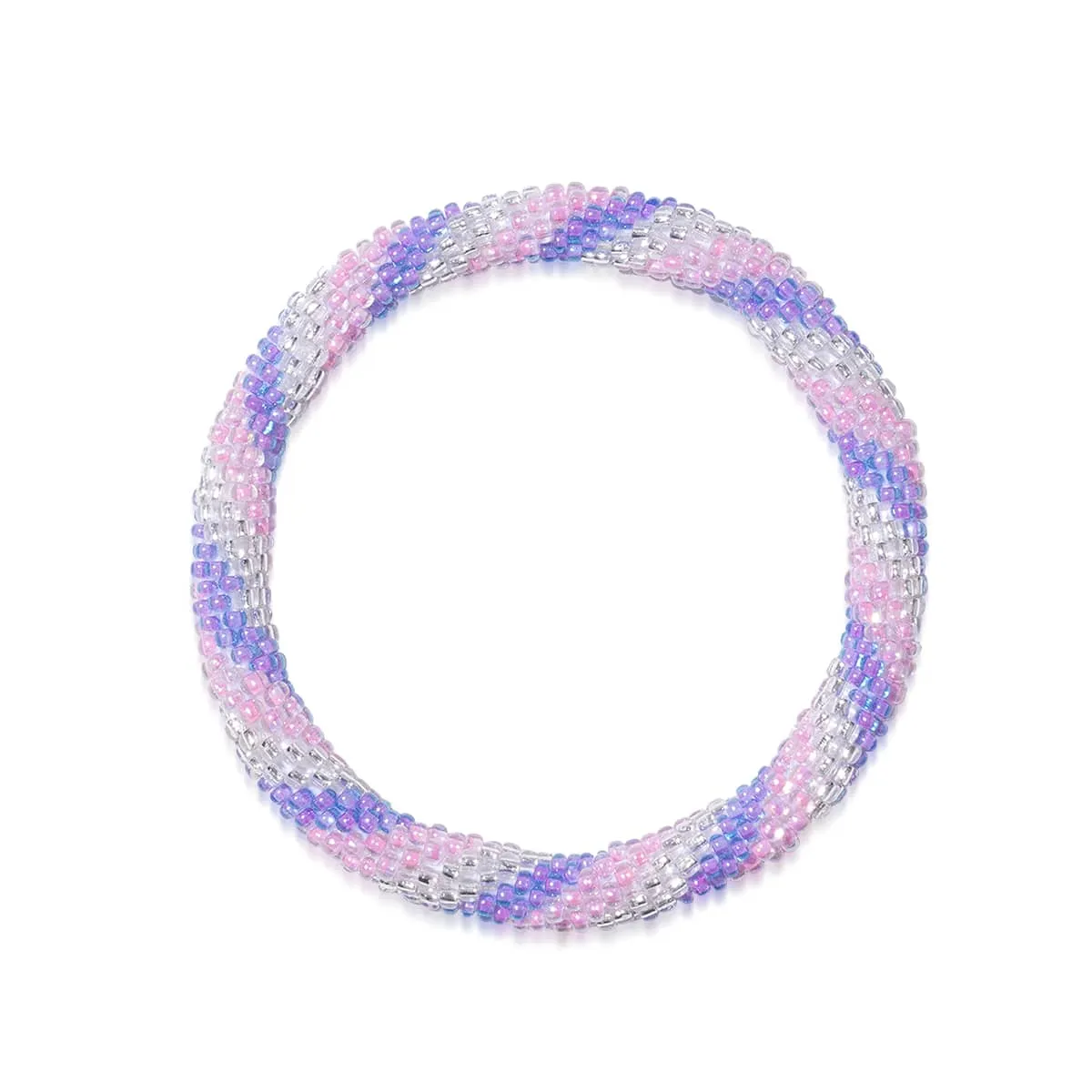 Candy Twirl | Himalayan Glass Bead Bracelet