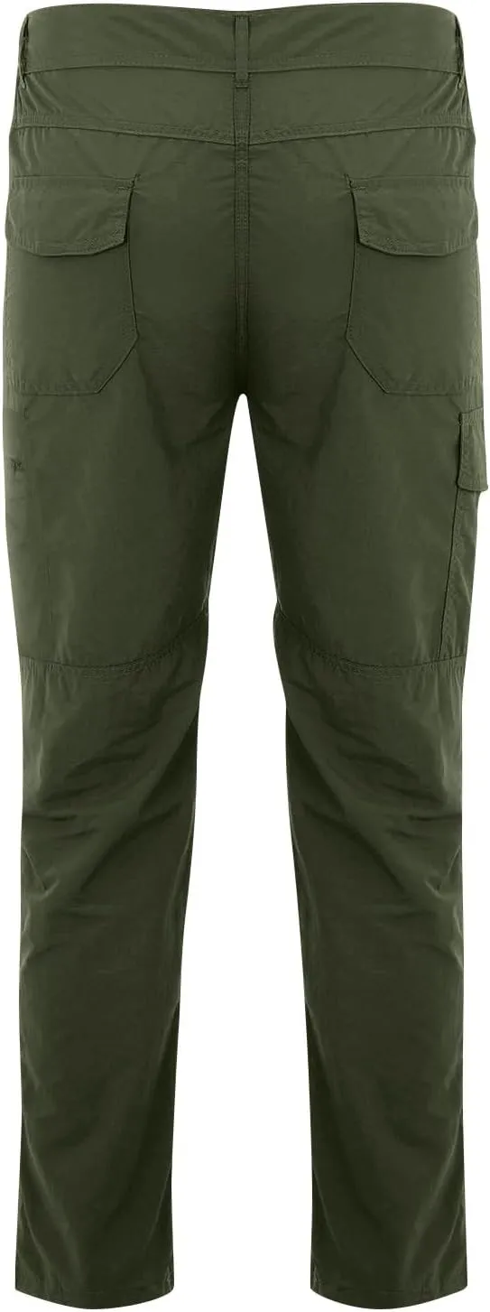 Cargo Pants for Men, Tactic Pants for Men Work Hiking Water Resistant Ripstop Flex Lightweight Outdoor Trousers