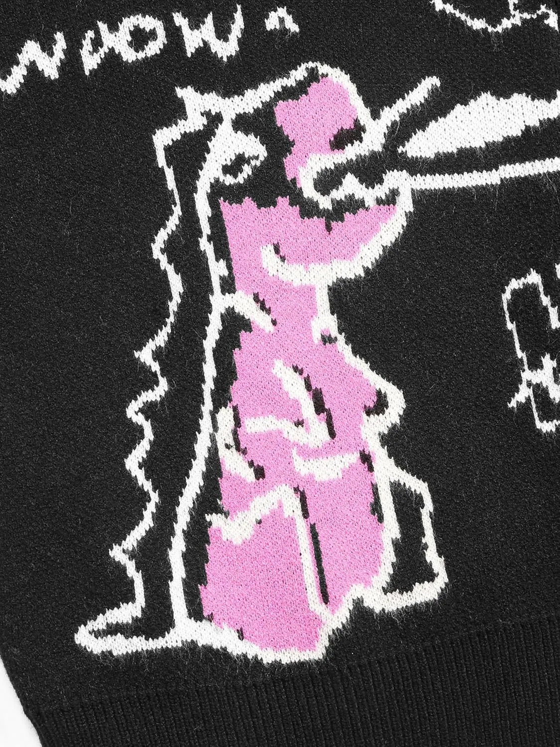 CIDER Womens Dinosaur Cardigan Graphic Streetwear Cute Patterned Preppy Sweater