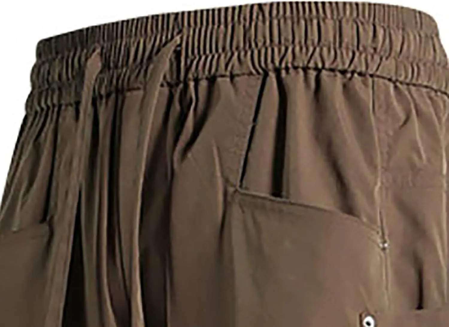Compression Pants Men Baggy Jeans Working Shorts Stretch Elastic Waist Outfits Wide Leg Casual Resort Wear Big