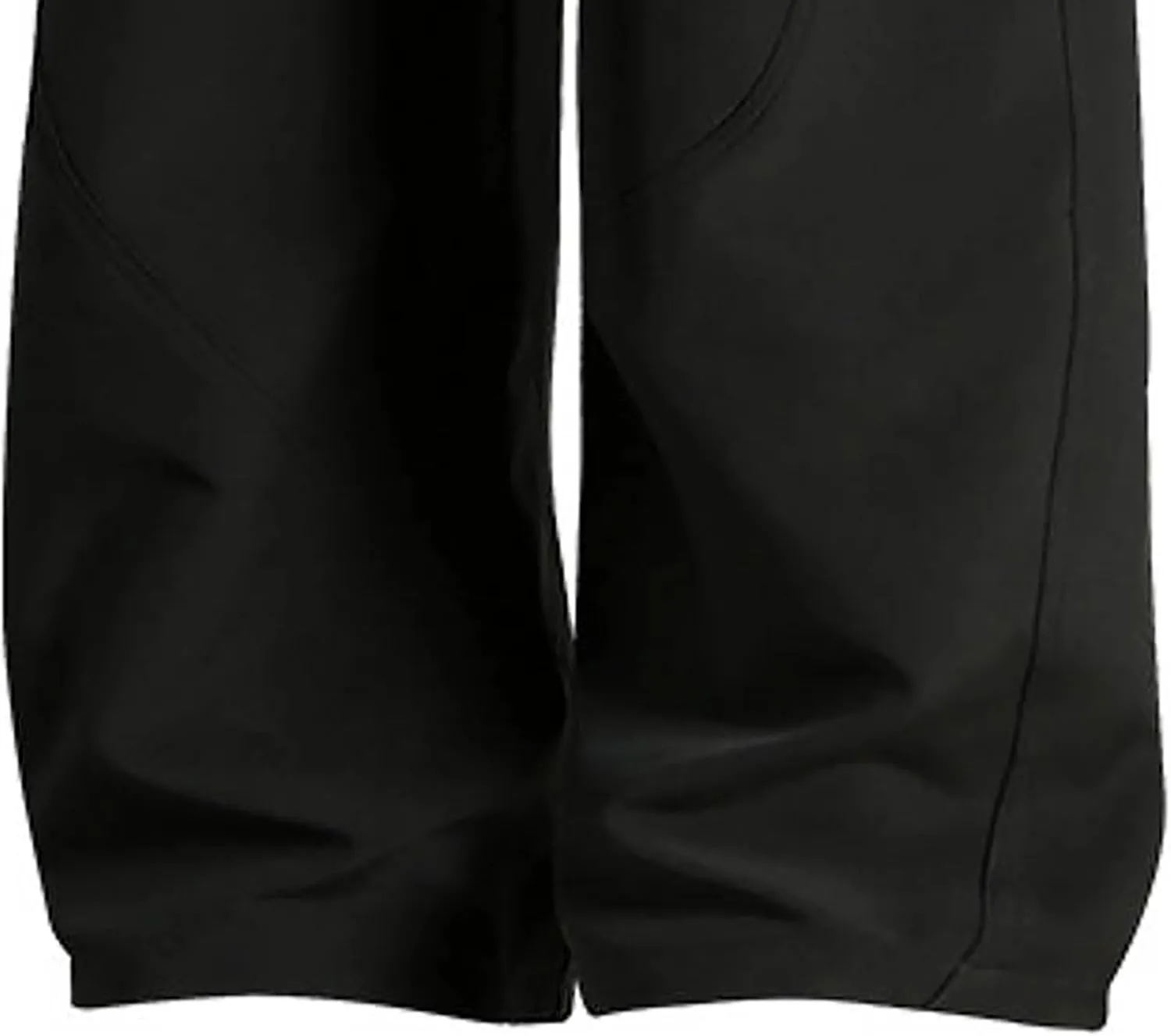 Compression Pants Men Baggy Jeans Working Shorts Stretch Elastic Waist Outfits Wide Leg Casual Resort Wear Big