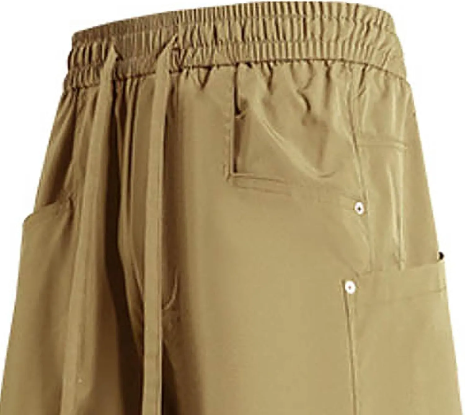 Compression Pants Men Baggy Jeans Working Shorts Stretch Elastic Waist Outfits Wide Leg Casual Resort Wear Big