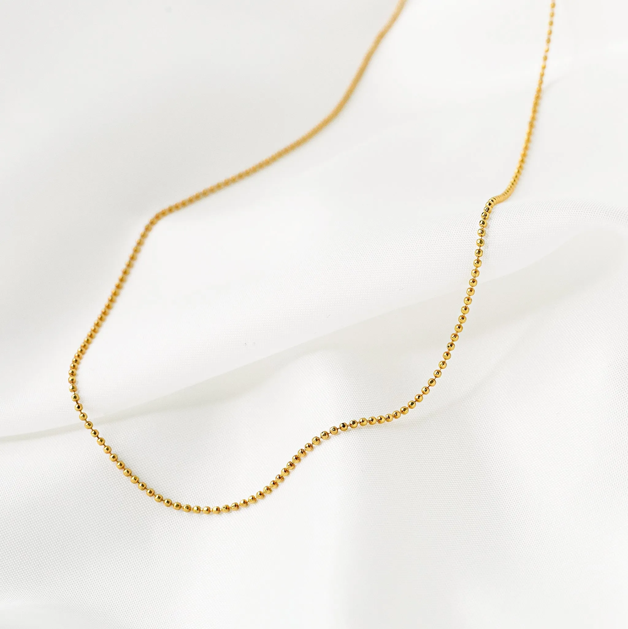 Corsica Diamond Cut Ball Necklace