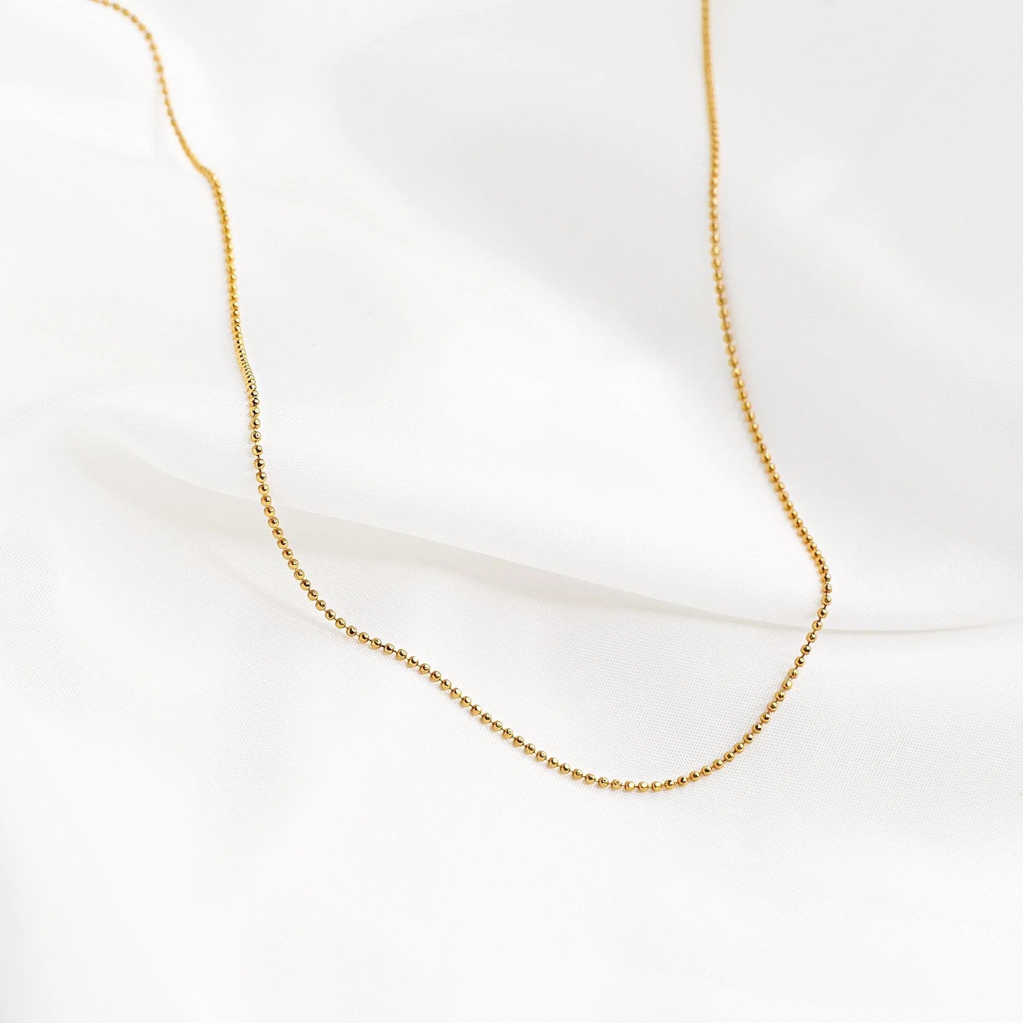 Corsica Diamond Cut Ball Necklace
