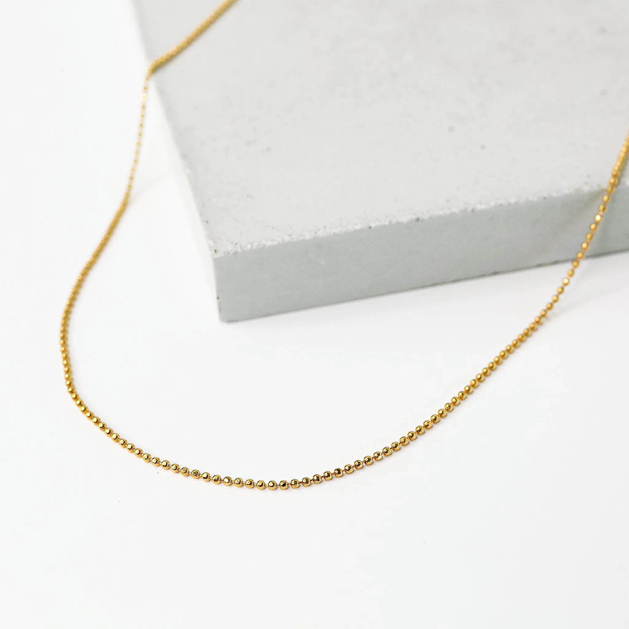Corsica Diamond Cut Ball Necklace
