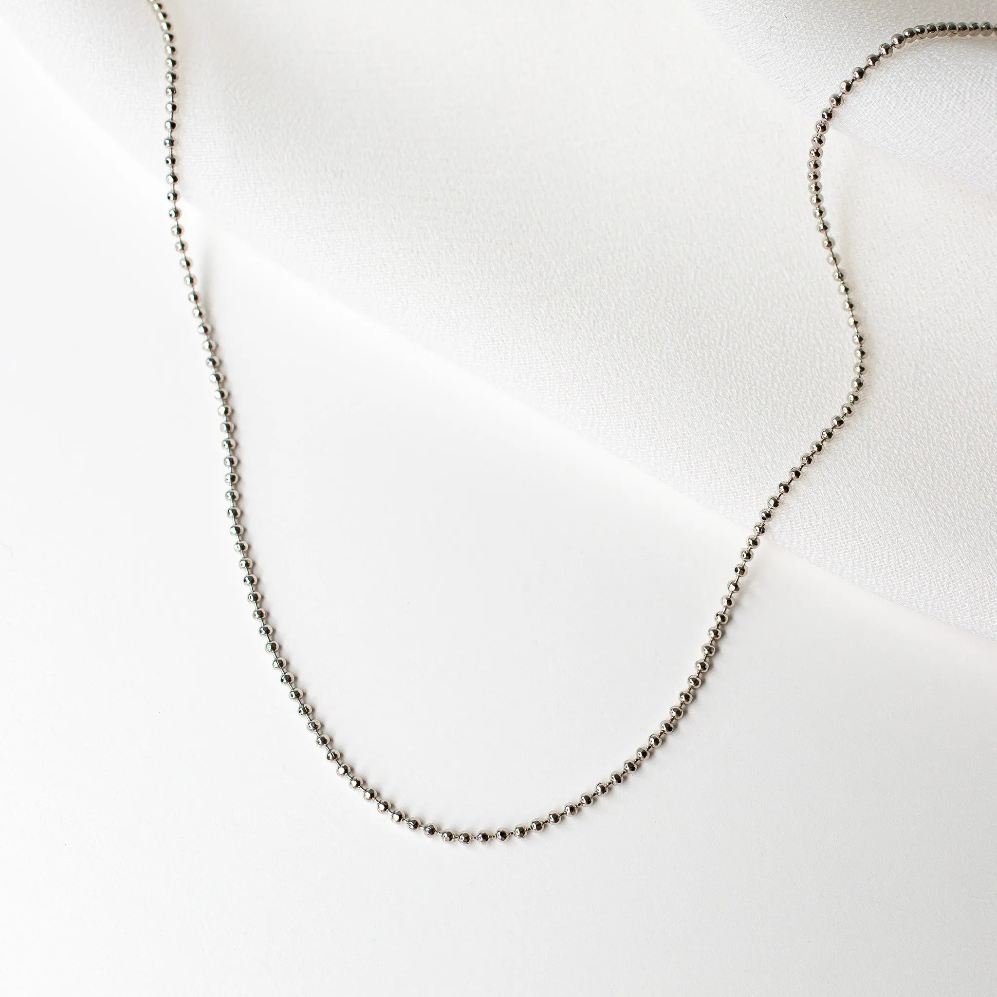 Corsica Diamond Cut Ball Necklace