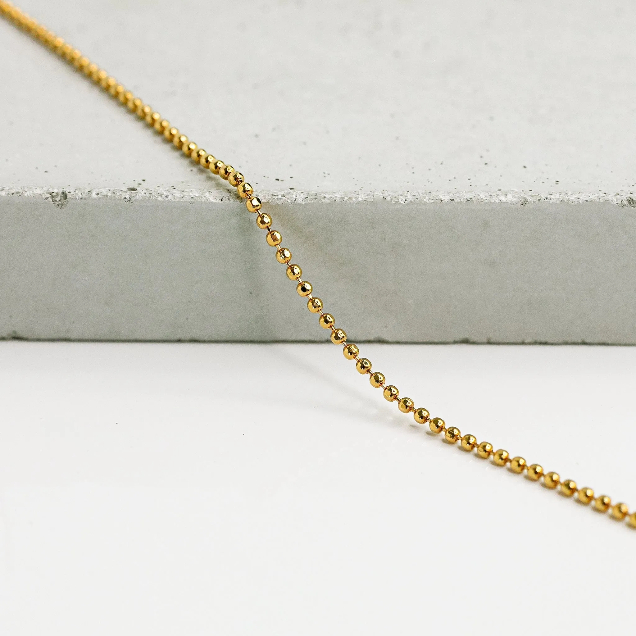 Corsica Diamond Cut Ball Necklace