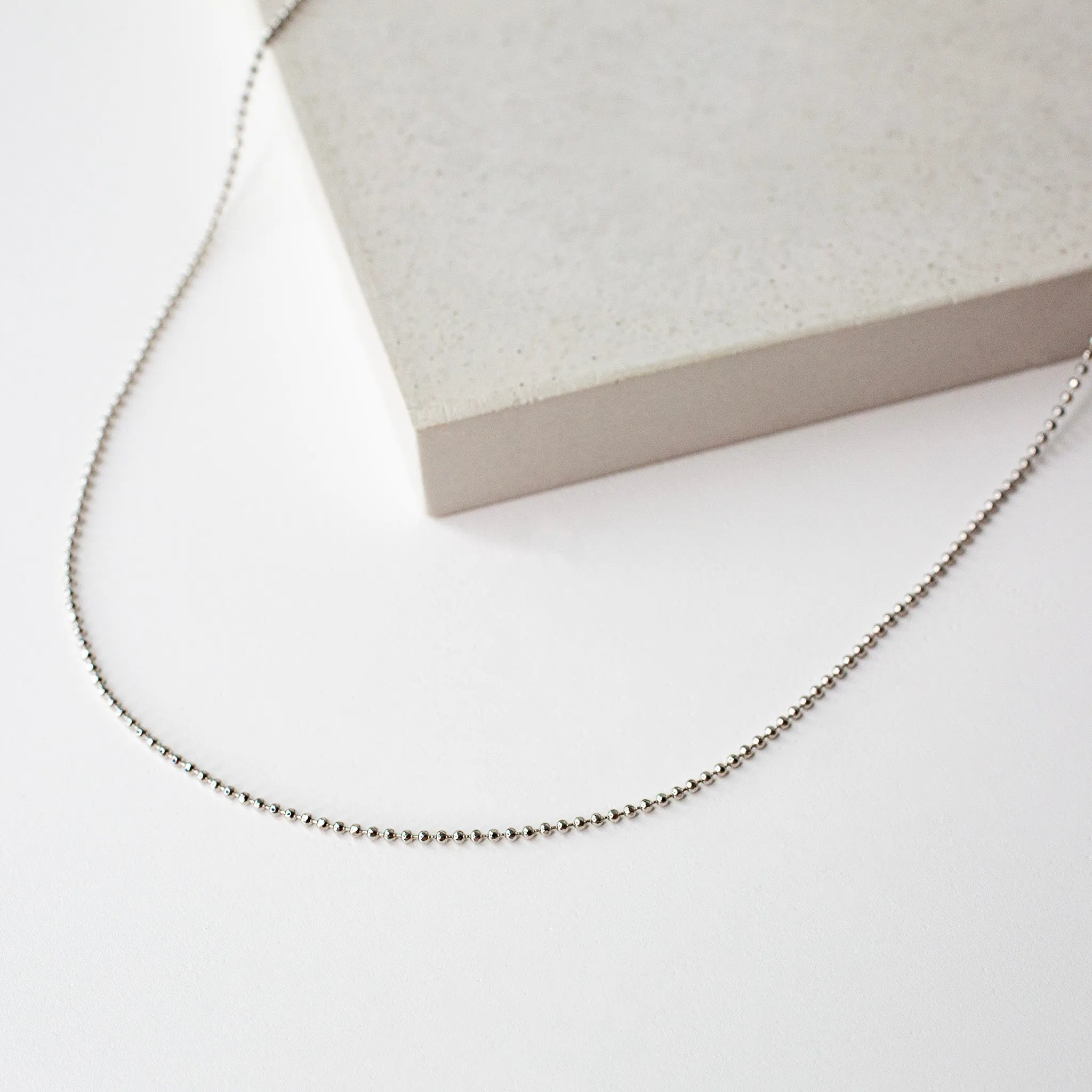 Corsica Diamond Cut Ball Necklace
