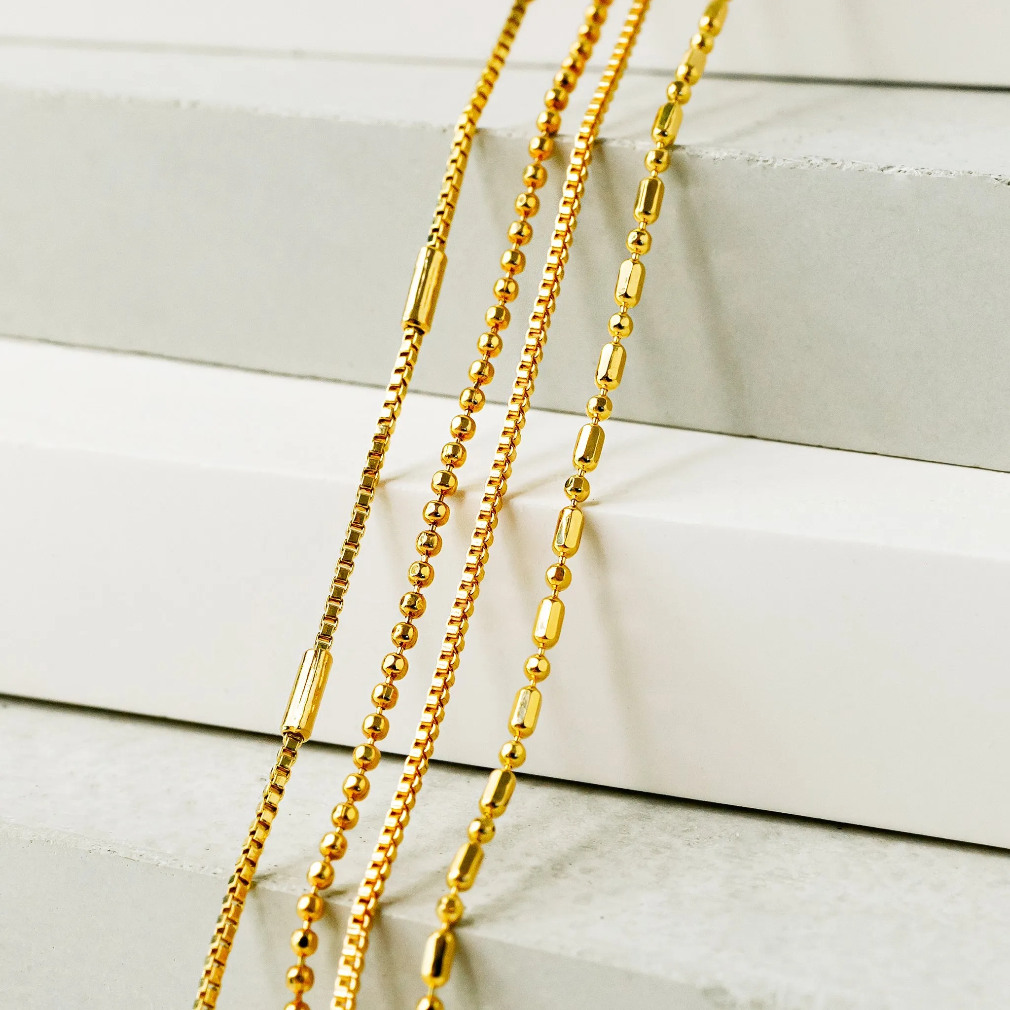 Corsica Diamond Cut Ball Necklace