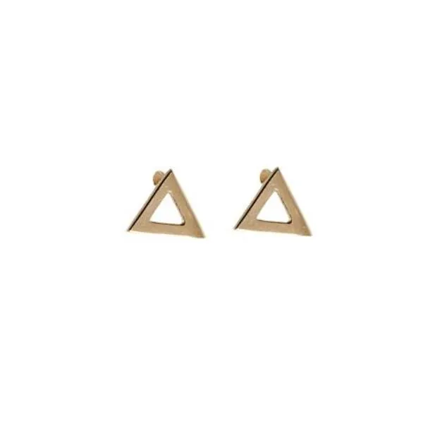 CUT OUT TRIANGLE STUDS