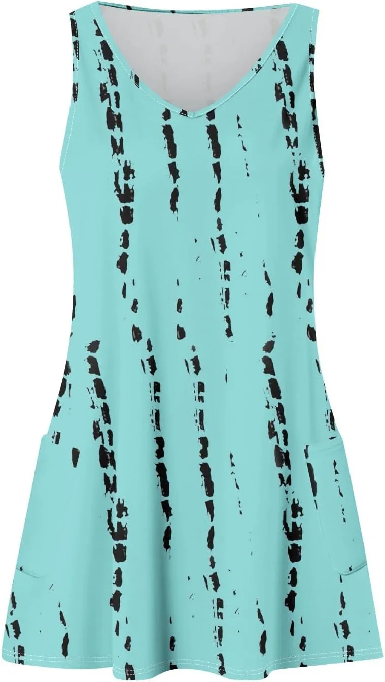 Dresses Women Casual Midi Dresses for Women Sleeveless Loose Casual Summer Dresses Women Elegant