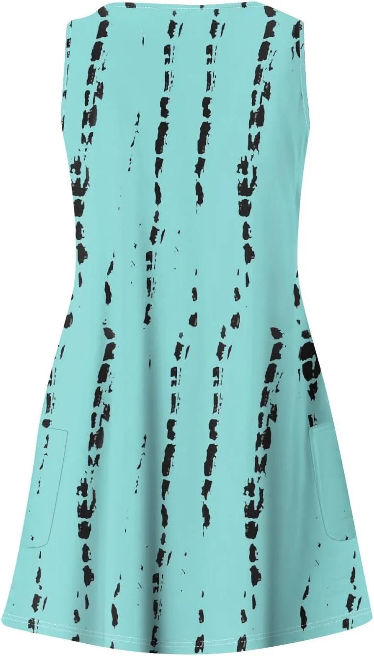 Dresses Women Casual Midi Dresses for Women Sleeveless Loose Casual Summer Dresses Women Elegant