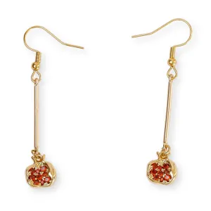 Earrings-Promegranate Drop