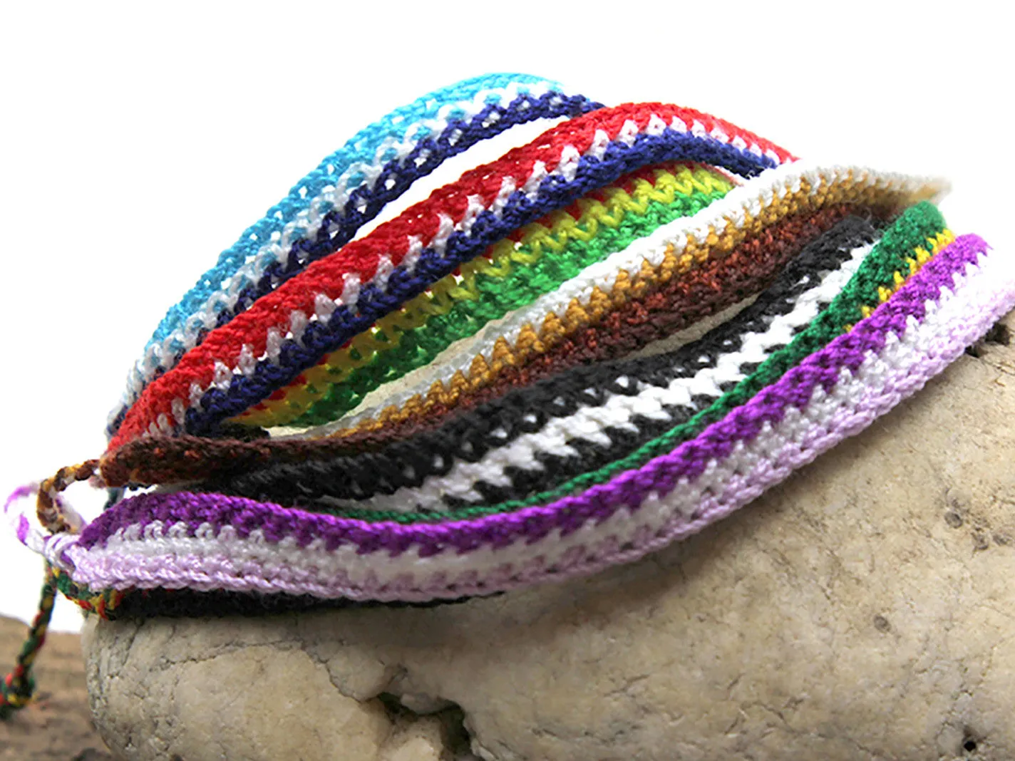 Friendship Woven String Bracelet 6 Pcs. PACK