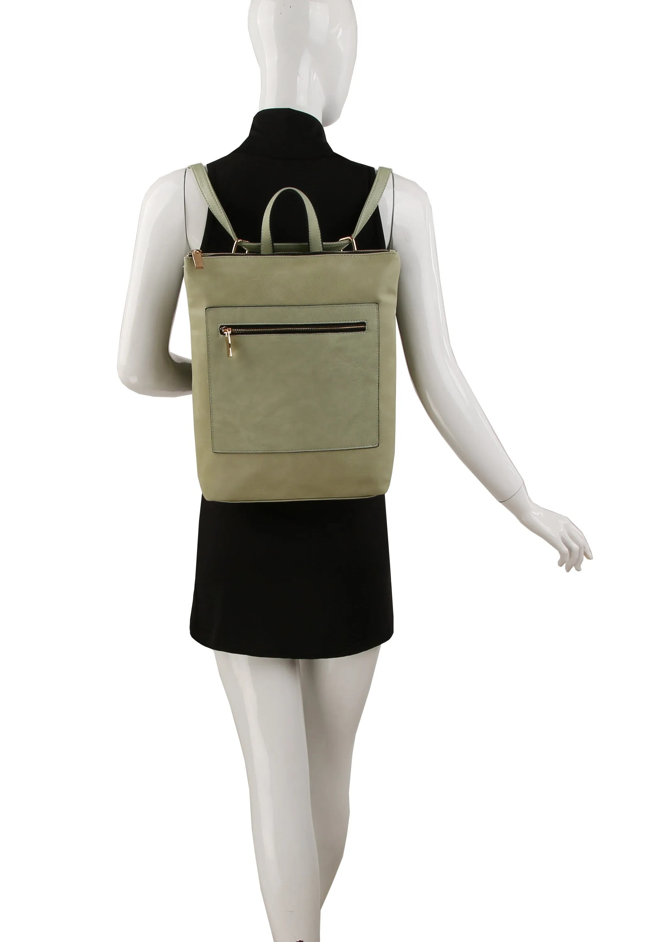 Front Pocket Convertible Backpack