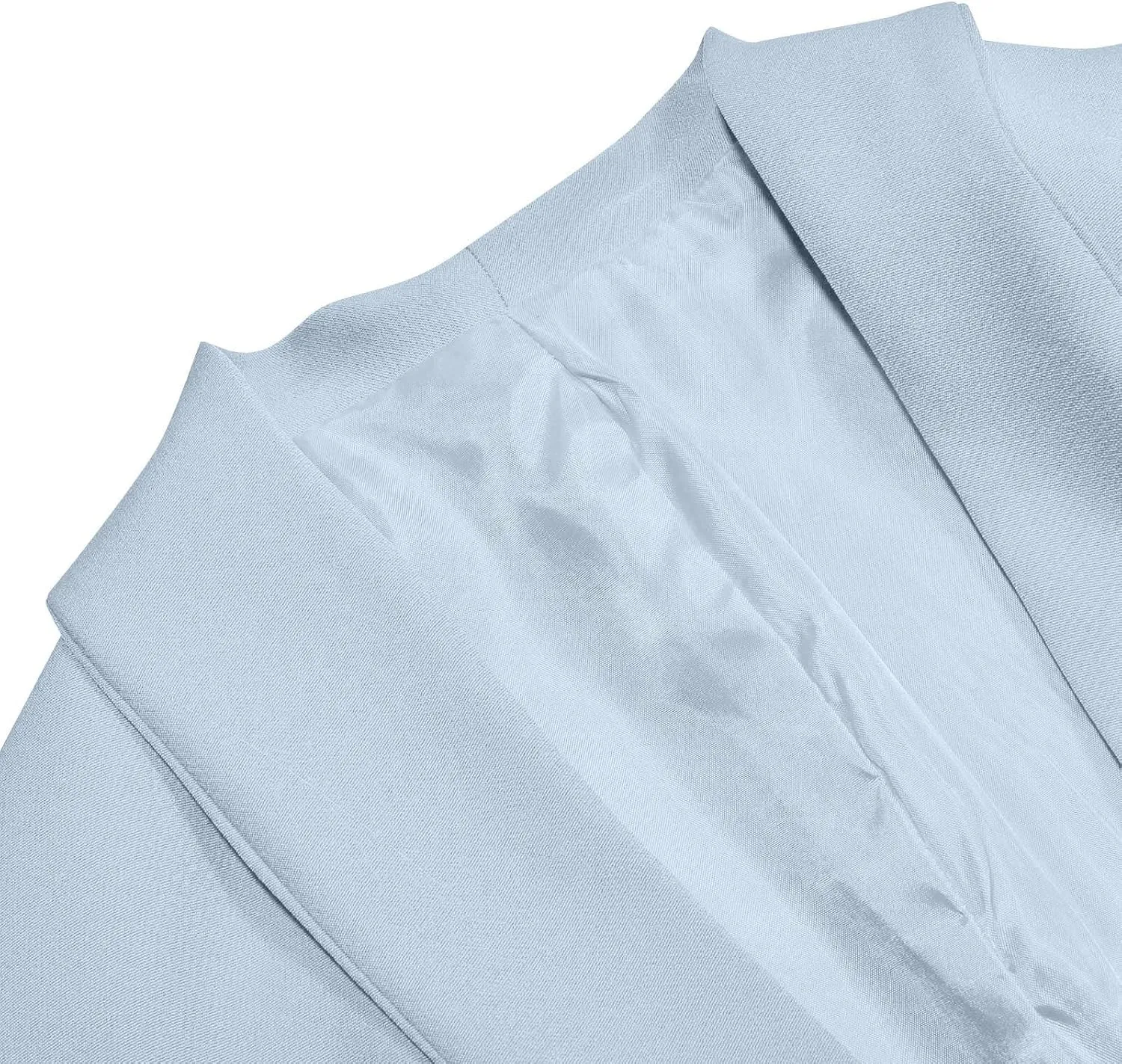 Girls Solid Blazer Jacket Long Sleeve Shawl Collar Open Front Inner Pocket Formal Blazers for Kids Size 3-14 Year