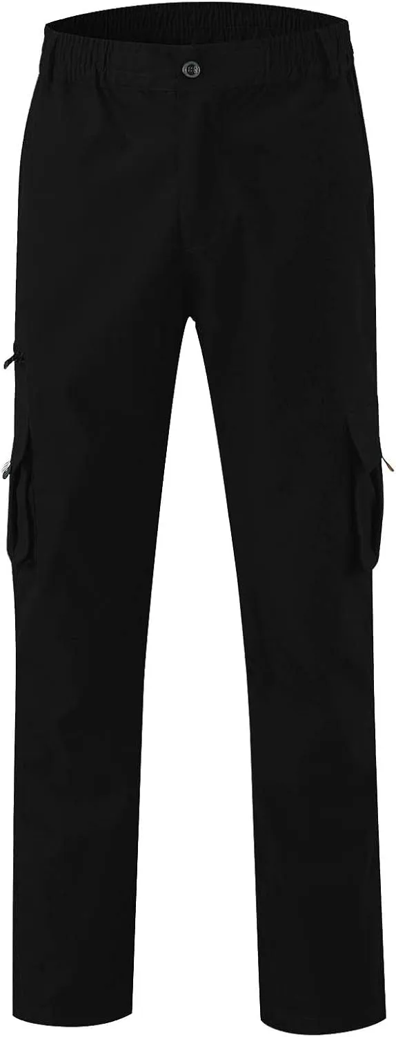 GOFULY Men Cargo Pants Slim with Pockets Fashion Pants Ripstop Stretch Special Occasions Sweatpants Baggy Tactical Pants