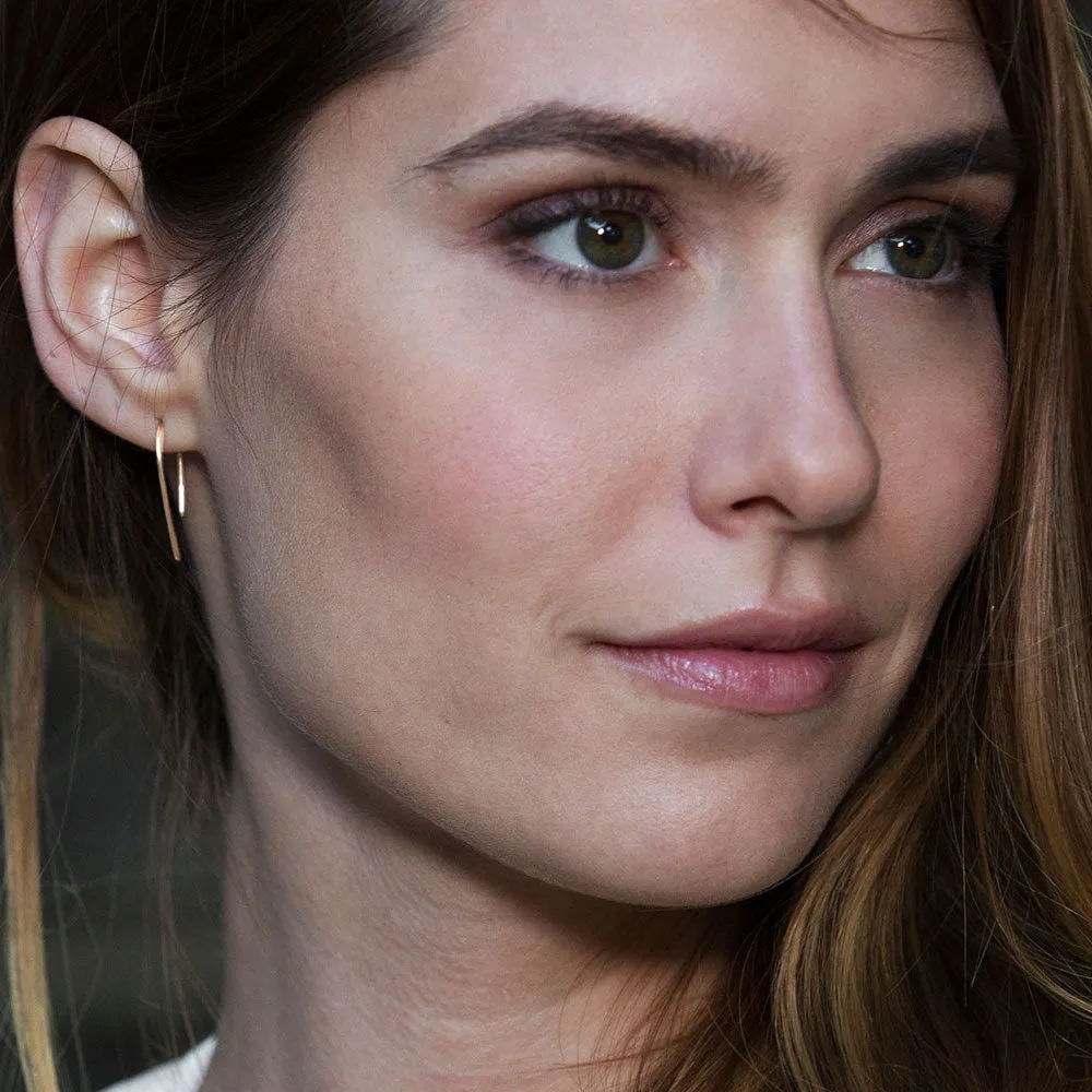 Gold Classic Threader Earrings