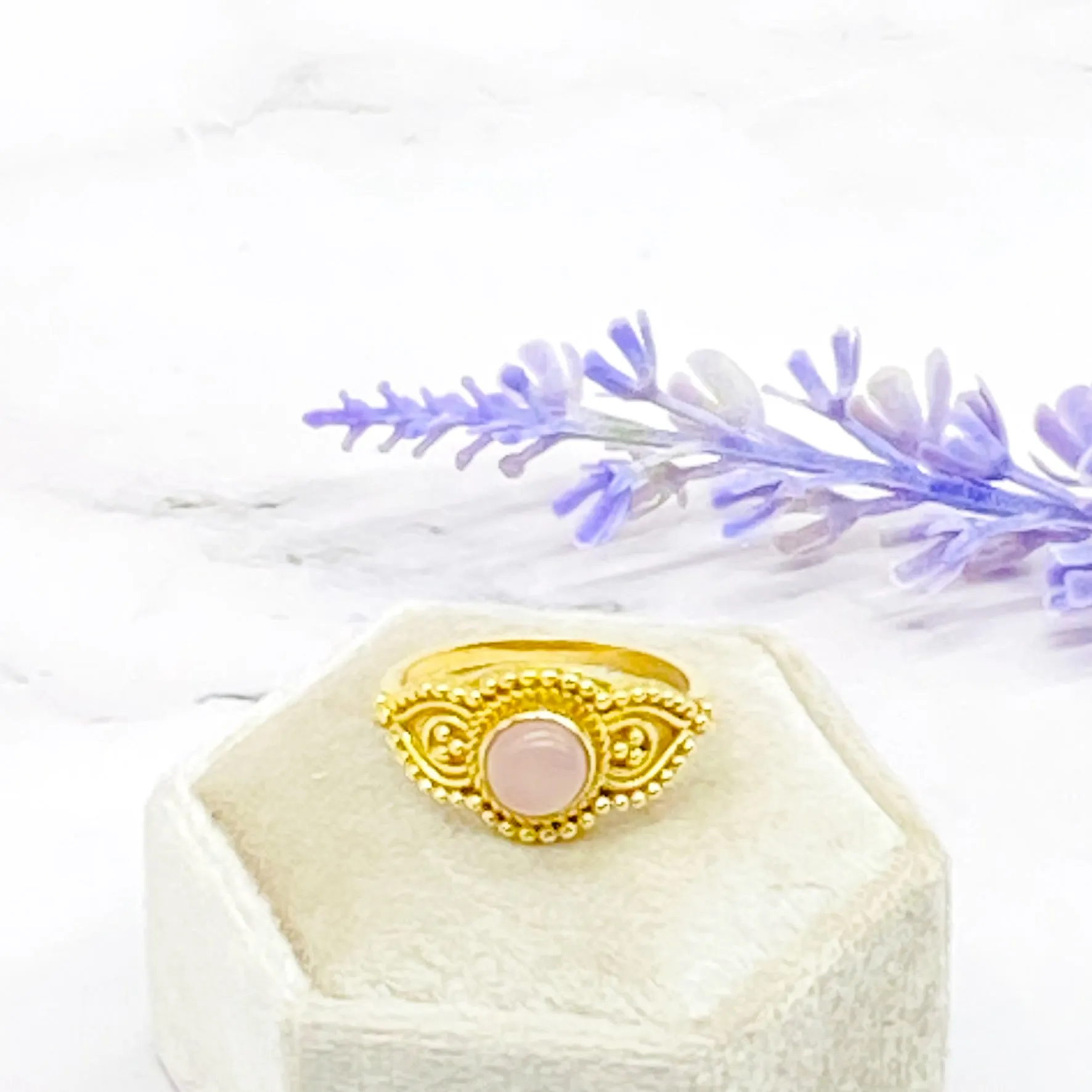 Gold Filled Crystal Ring, Handmade Ring, Statement Jewelry, Bohemian Ring, Gift For Her, Gemstone Ring, Healing Crystals