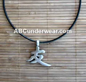 Good Luck Pewter Necklace