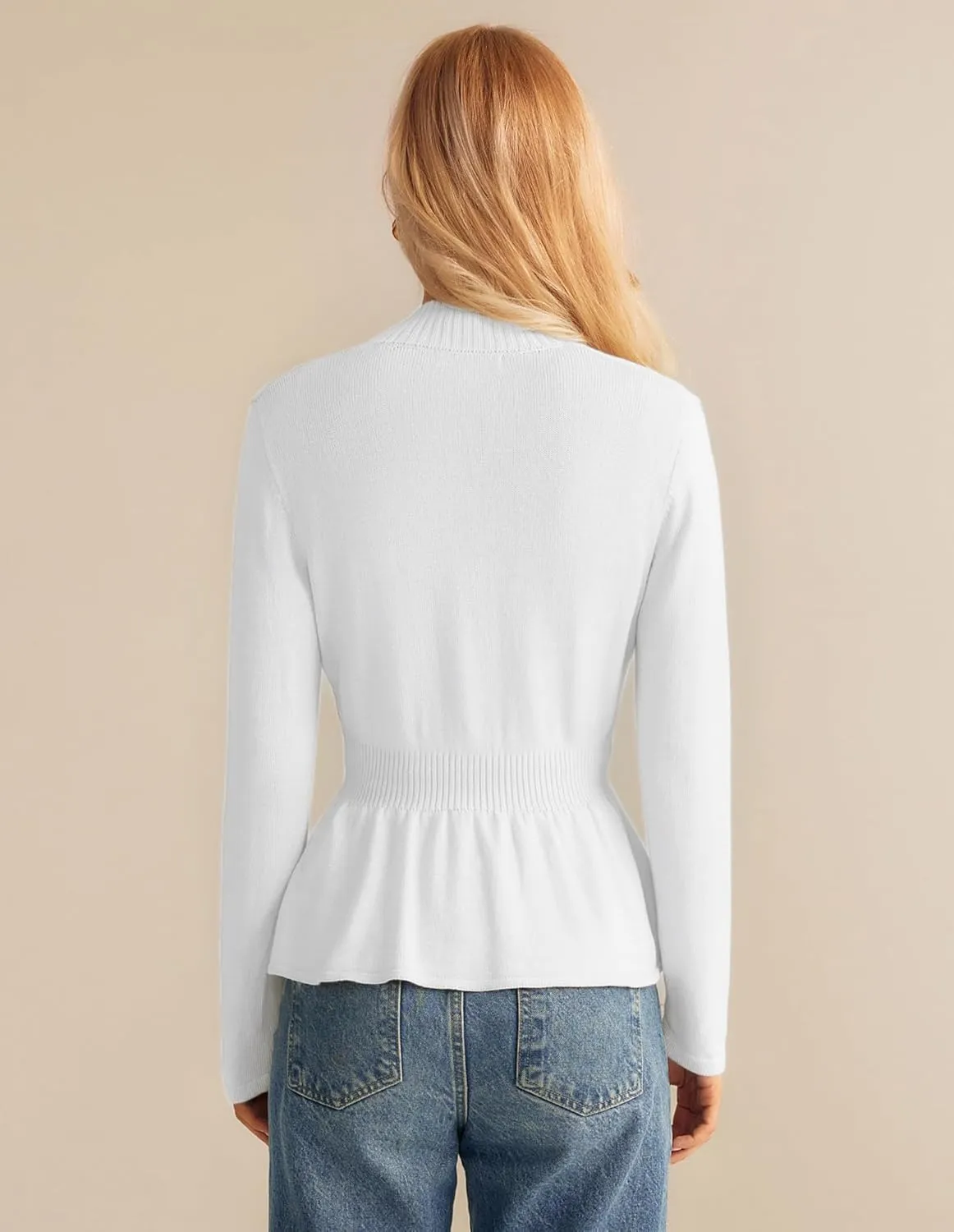 GRACE KARIN Women 2025 Button Down Lightweight Cardigan Casual Open Front Sweater Crochet Tops Knitted Coat