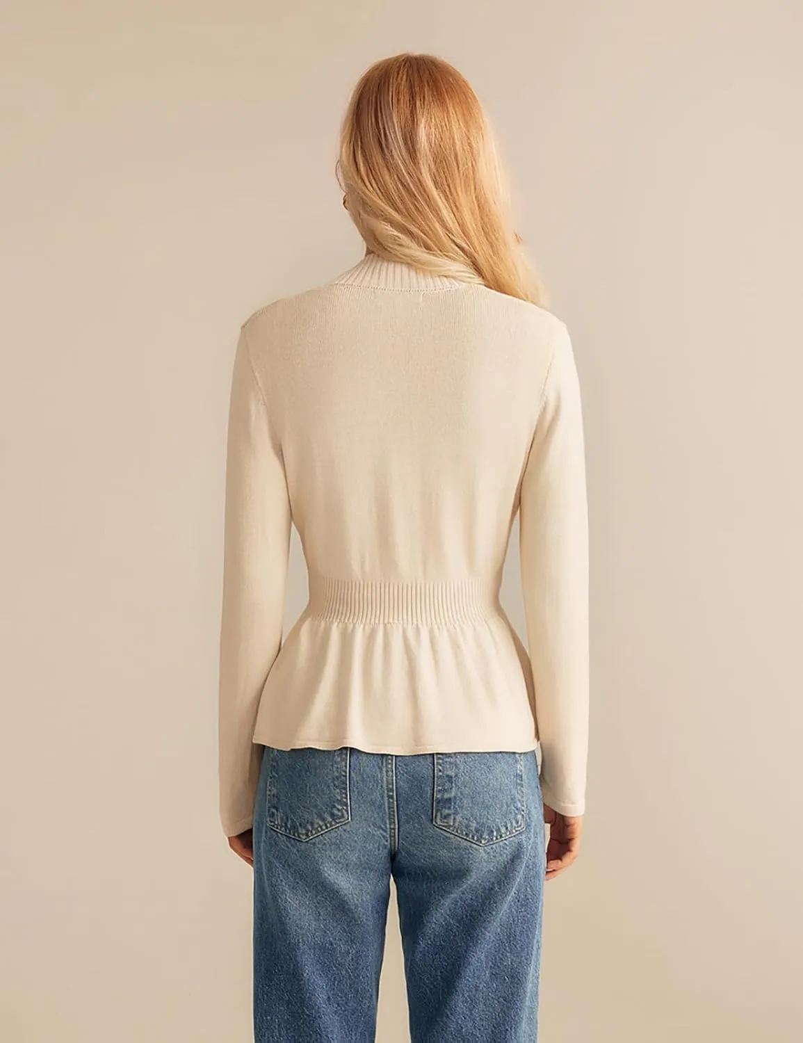 GRACE KARIN Women 2025 Button Down Lightweight Cardigan Casual Open Front Sweater Crochet Tops Knitted Coat