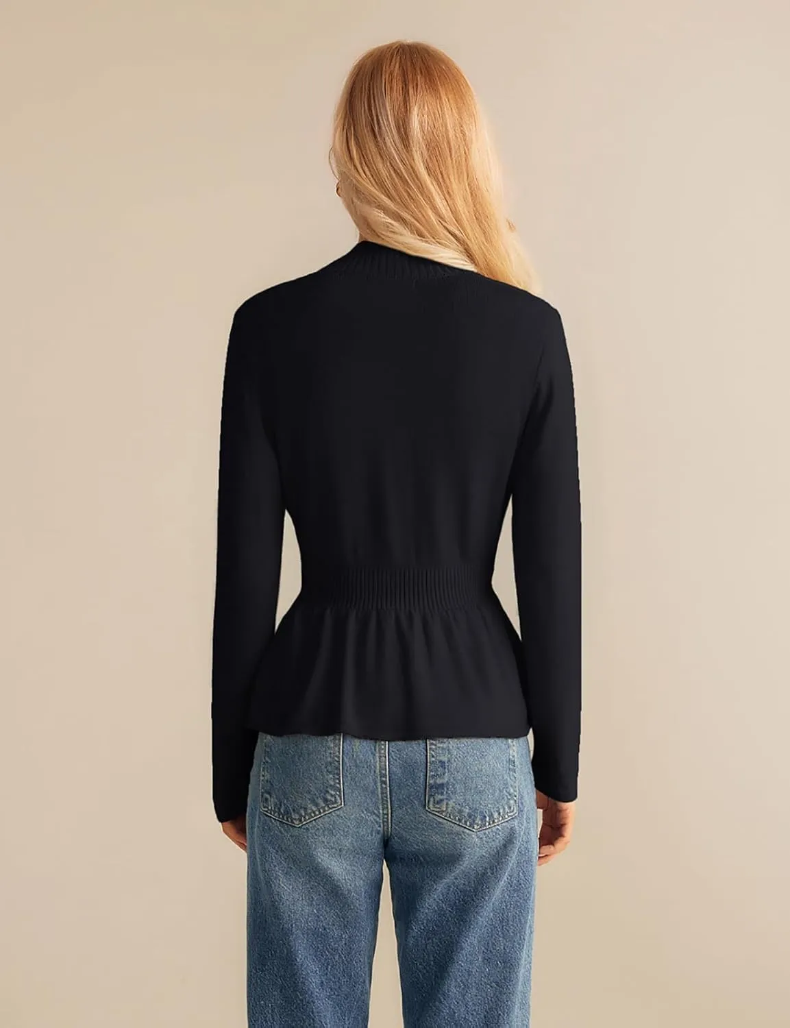 GRACE KARIN Women 2025 Button Down Lightweight Cardigan Casual Open Front Sweater Crochet Tops Knitted Coat