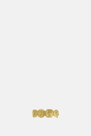 Gratitude for Nature Half Wreath Ring Gold