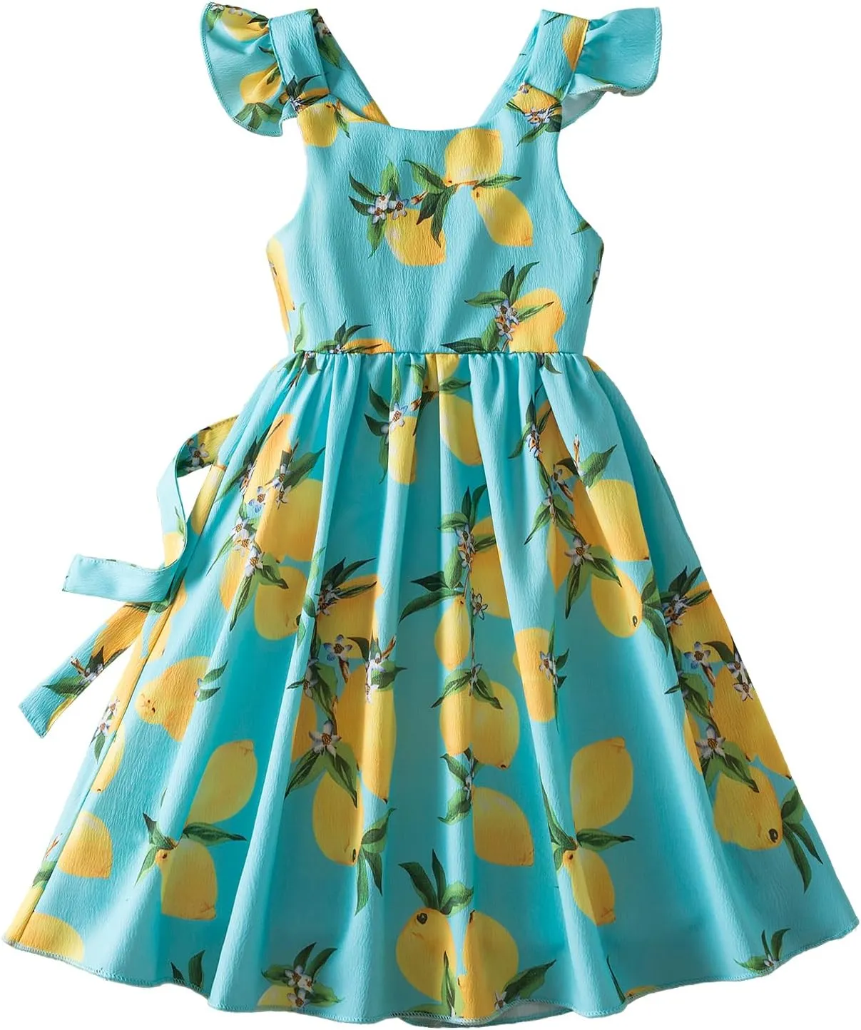 HNXDYY Little Girl Tutu Dress Ruffle Summer Holiday Casual Princess Dresses