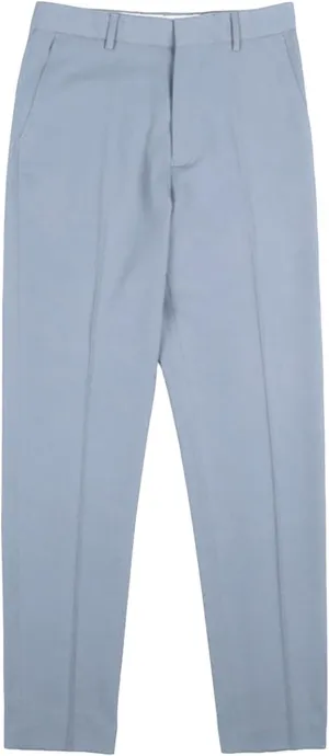 JEShifangjiusu Men's Flat Front Straight Fit Dress Pant Casual Skinny Stretch Chinos Pants Slim Fit Business Pant with Pocket (29,Light Blue), Light Blue, 29