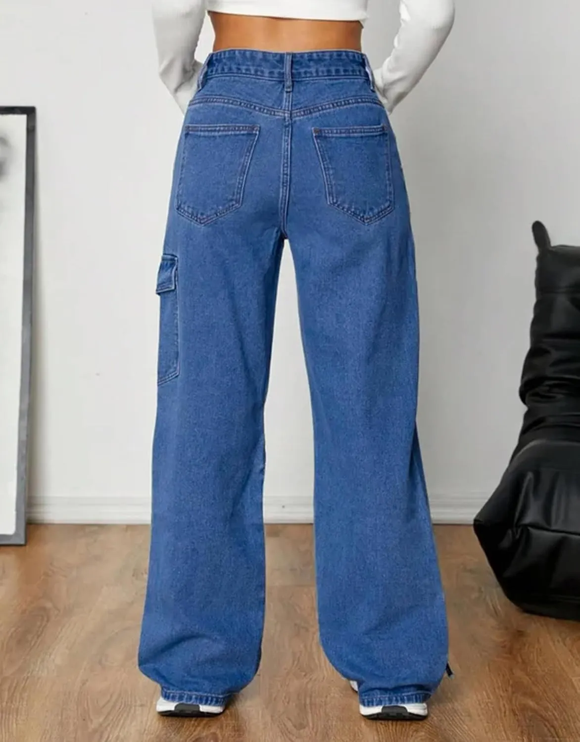 Kedera Baggy Jeans for Women Y2K Bow Wide Leg Denim Pants Low Rise Boyfriend Jeans Streetwear 2025