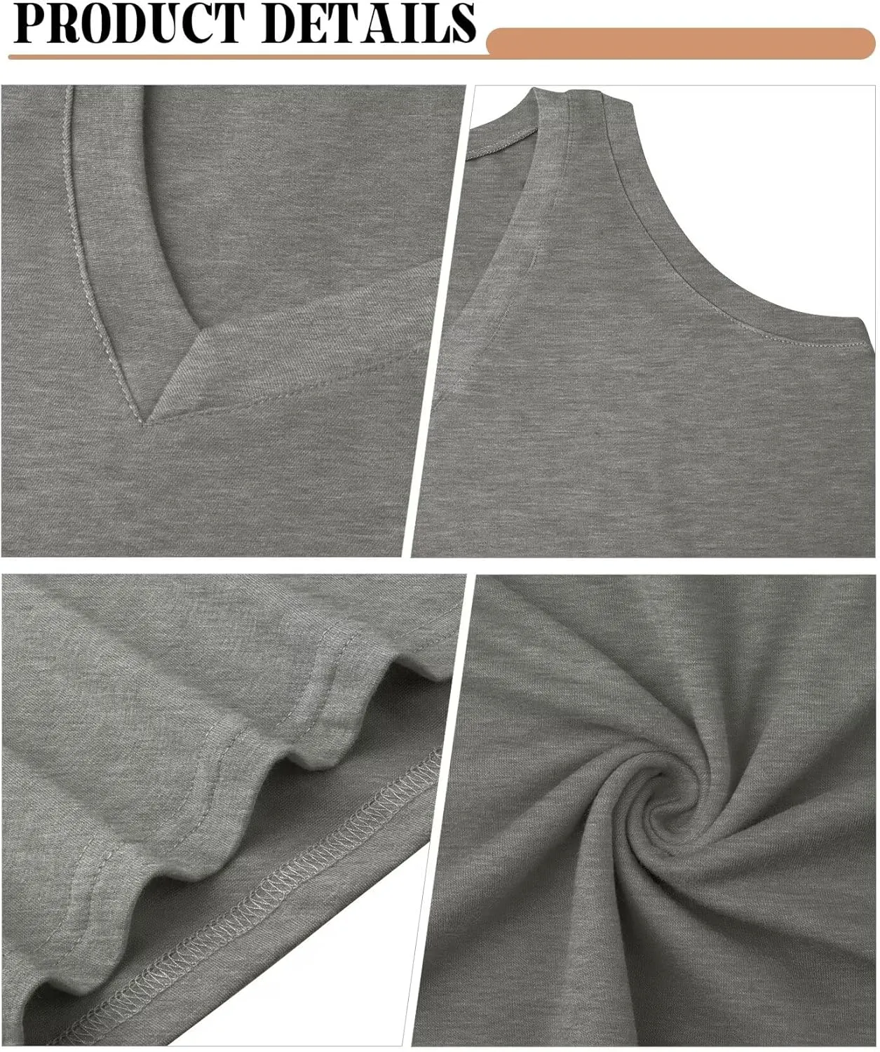 KKJ 2 Pack Womens Tank Tops 2025 Summer V Neck Sleeveless Loose Fit Casual Beach Vacation Outfits Shirt Trendy Cruise Clothes