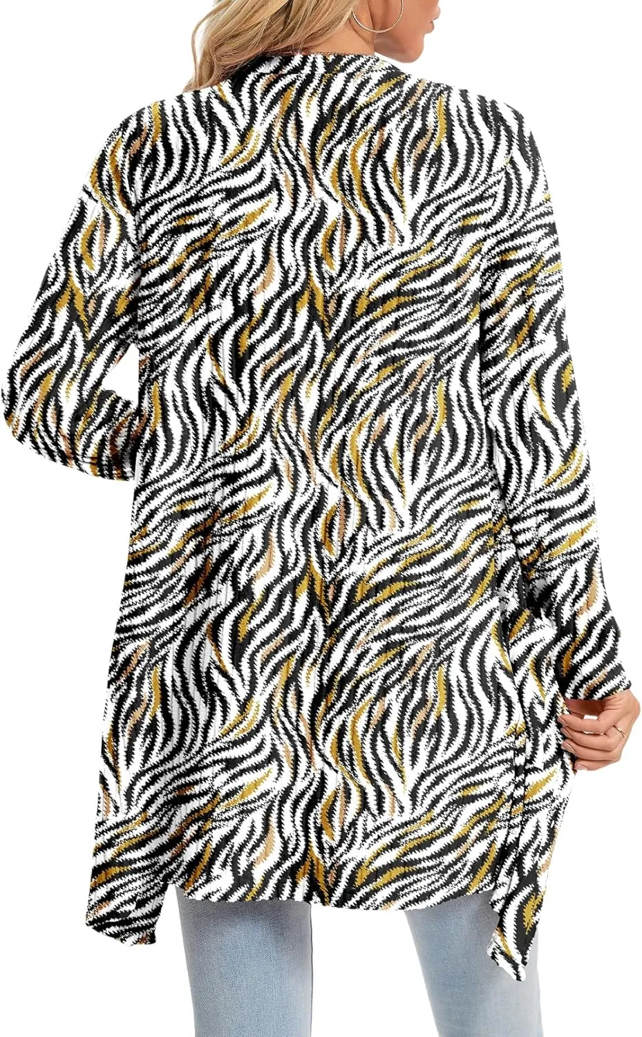 KUOTAI Womens Fall Fashion Lightweight Cardigan Long Sleeve Open Front Casual Knit Coat with Pockets