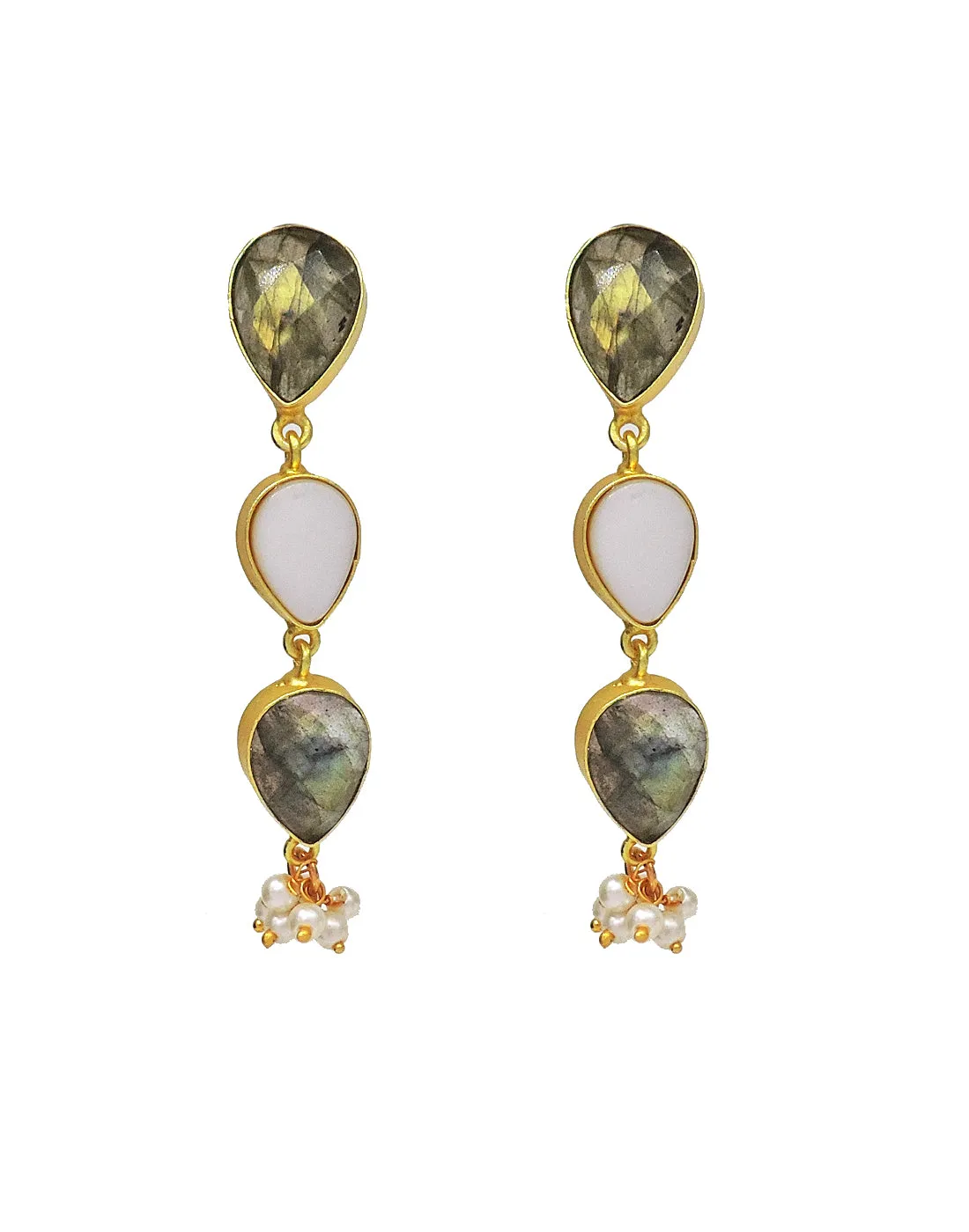 Labradorite Drop Earrings