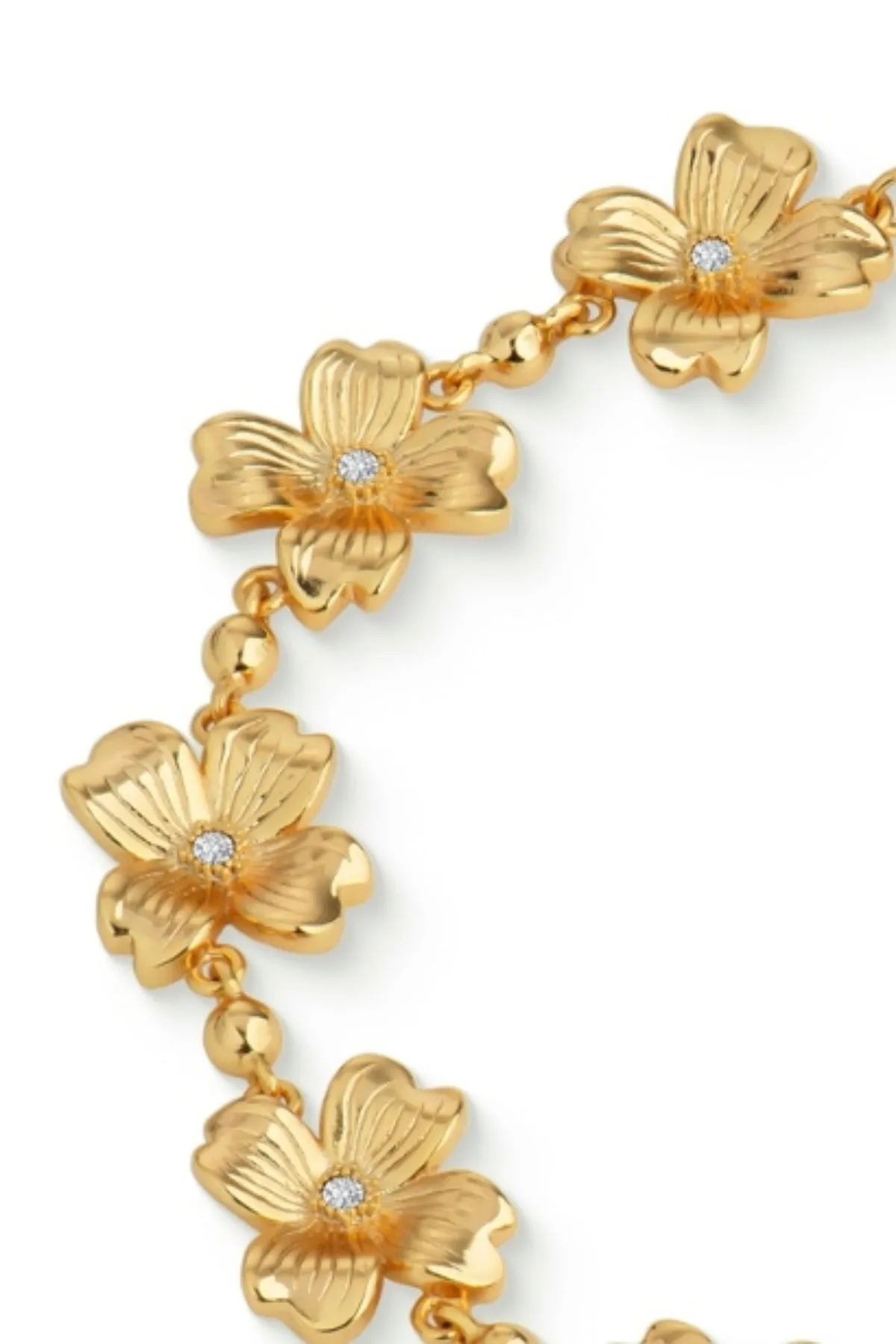 Le Fleur Collection Gold Flower Bracelet