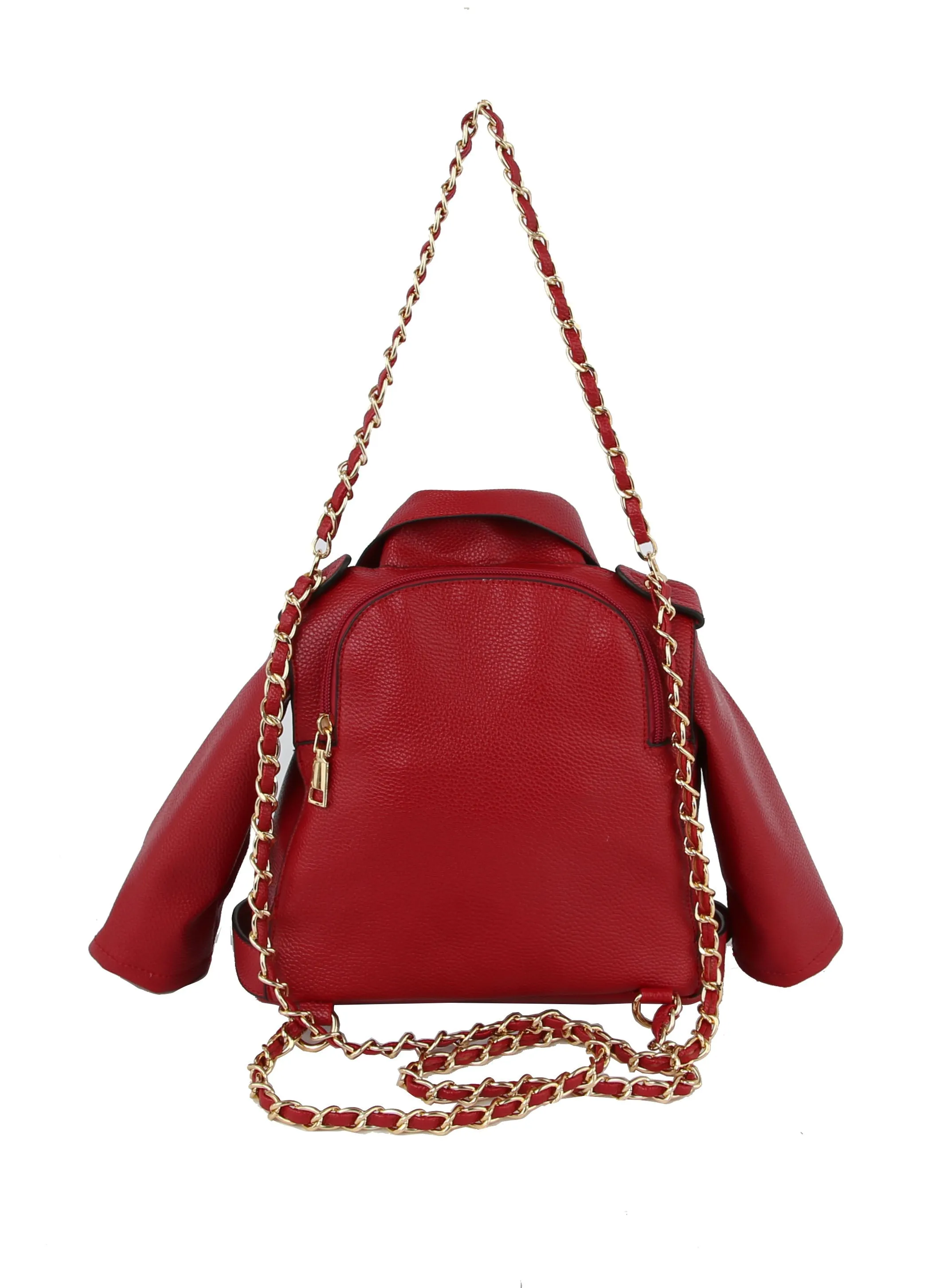 LEATHER JACKET CONVERTIBLE BACK PACK