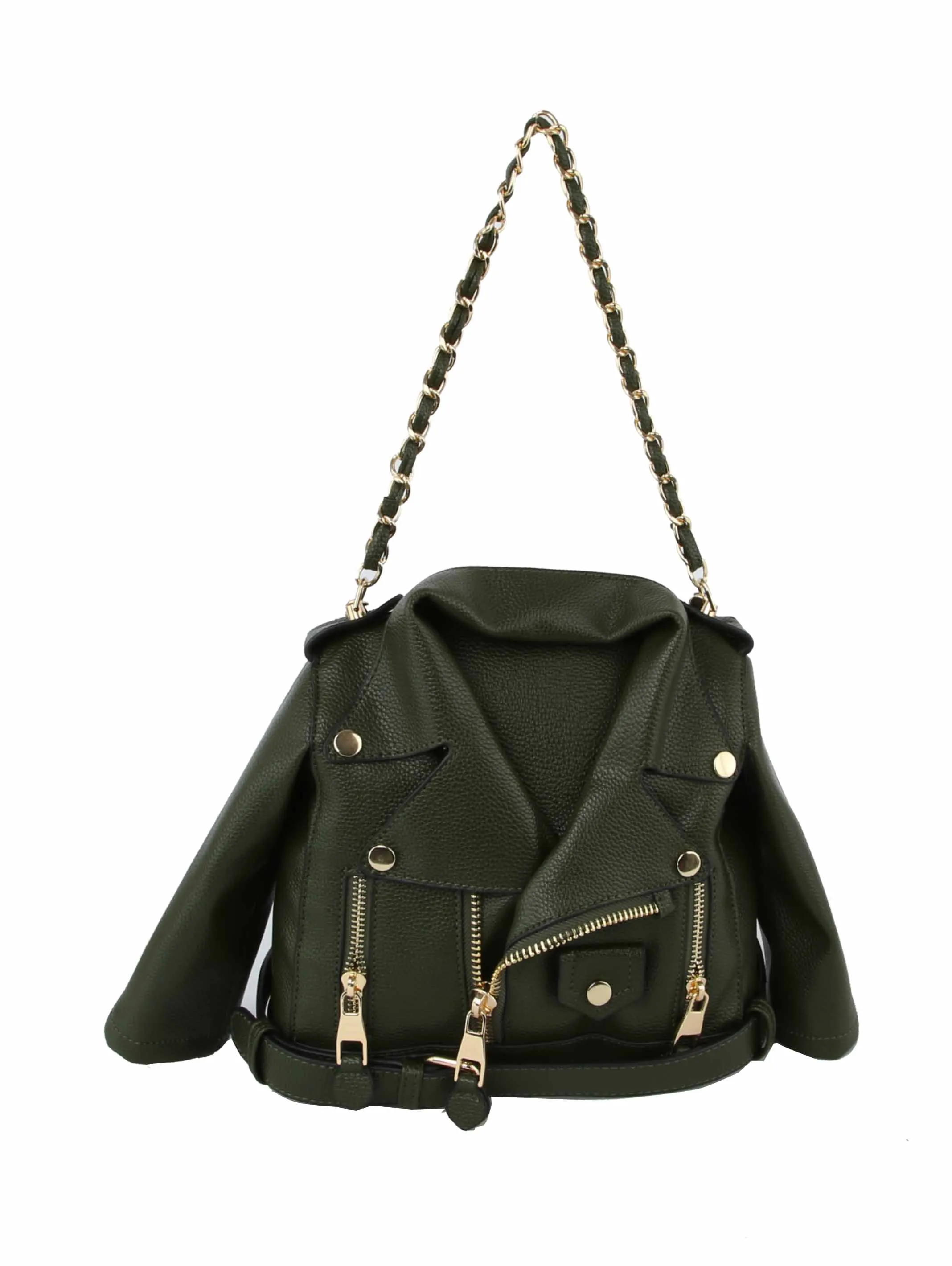 LEATHER JACKET CONVERTIBLE BACK PACK