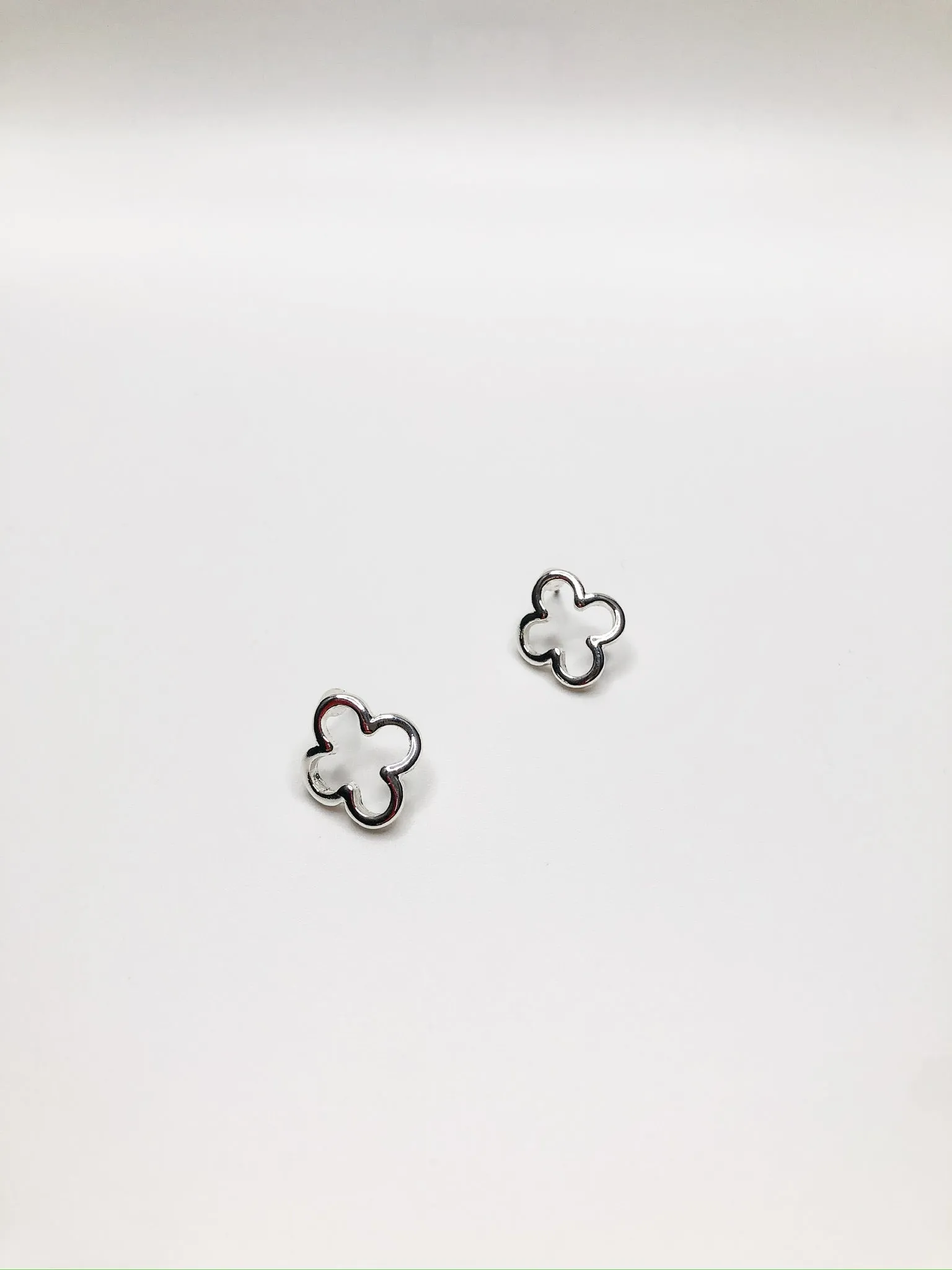Lori Stud Earrings - gold and silver