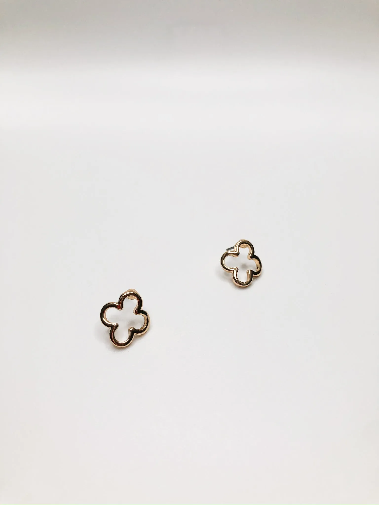 Lori Stud Earrings - gold and silver
