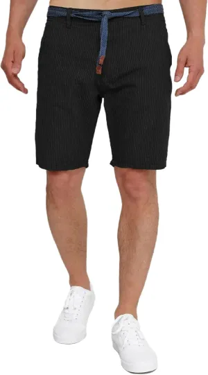 Men's Slim Fit 10" Inseam Stretch Flat Front Chino Short Drawstring Waist Relaxed Fit Classic Summer Short Pants