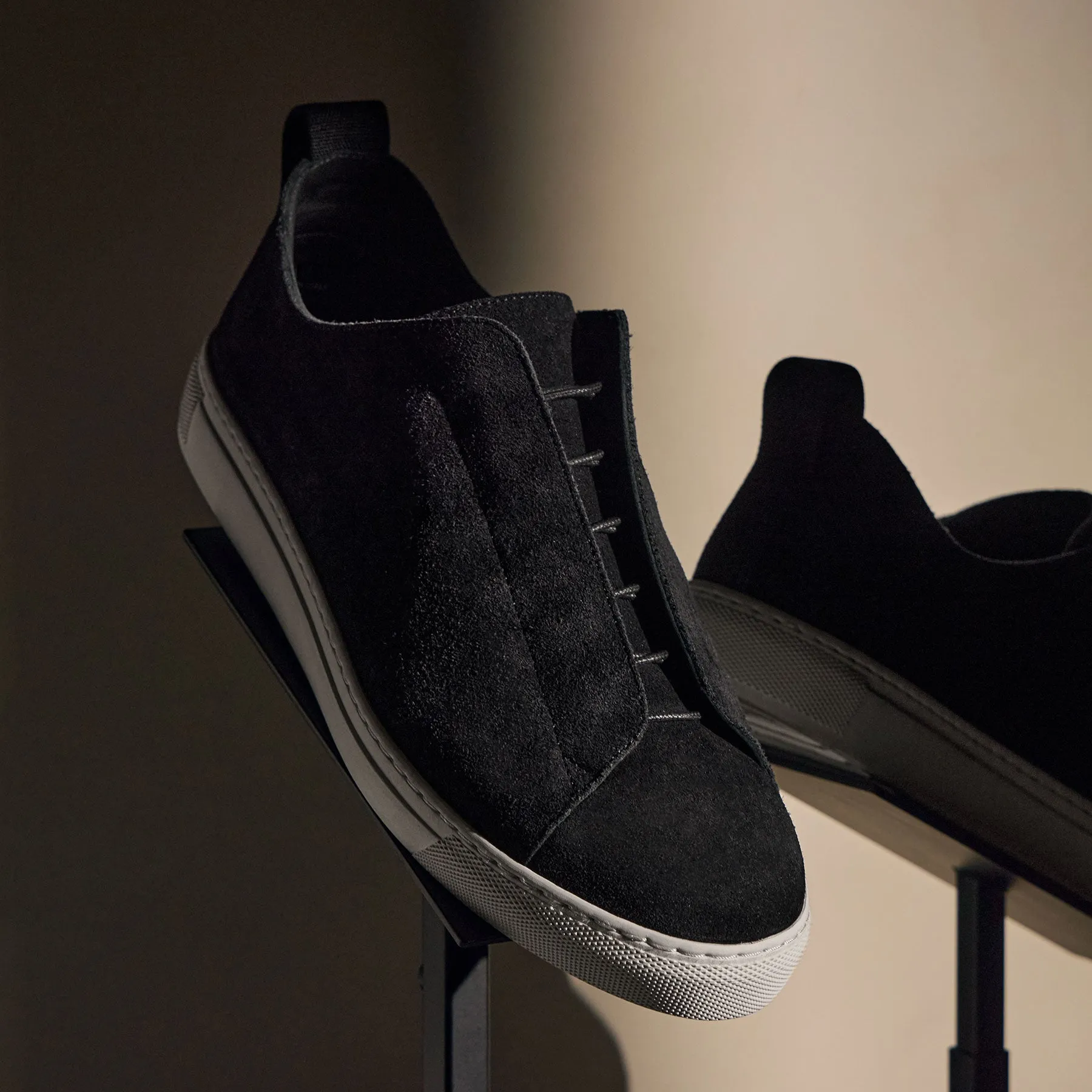 Men's Suede Solstice Sneaker - Black