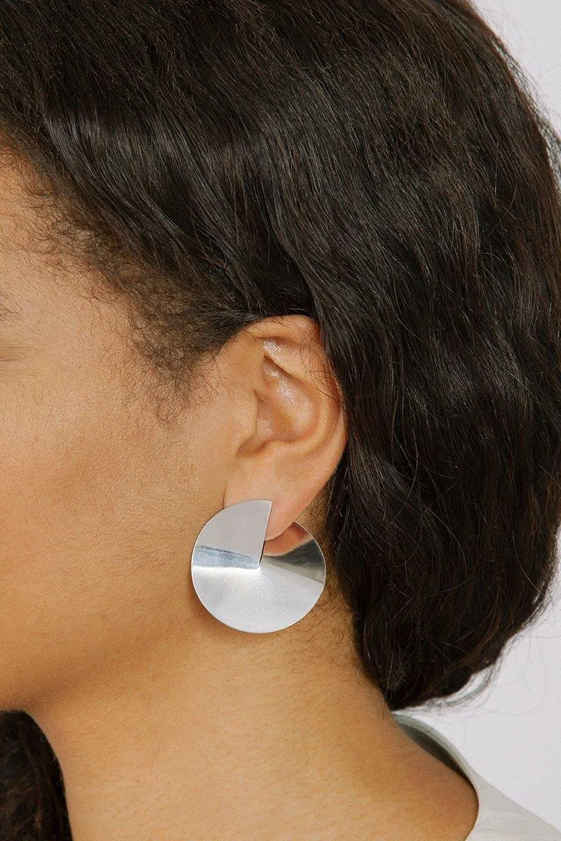 Mira Art Deco Earrings (Silver)