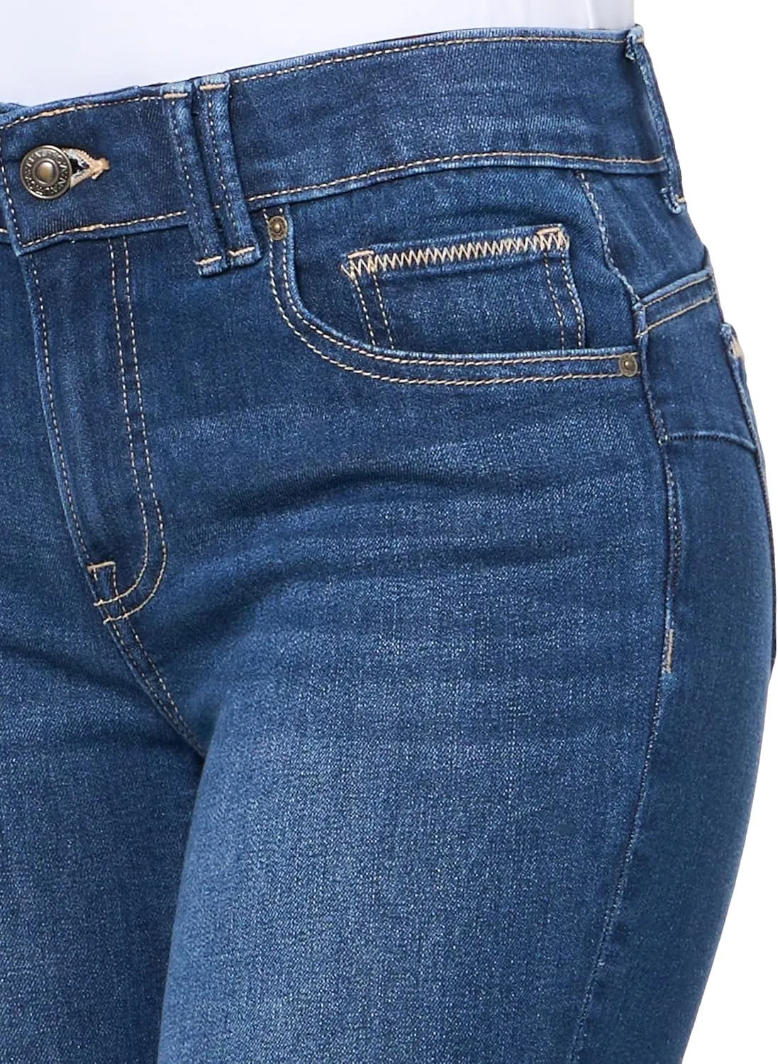 Nautica Women's High Skinny Mid Rise Jeans